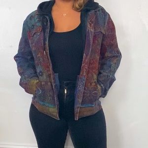 Vintage  MultiColor Jean Jacket